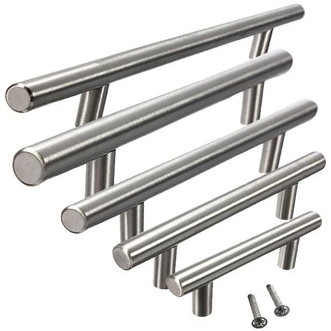 stainless steel kitchen knobs pulls